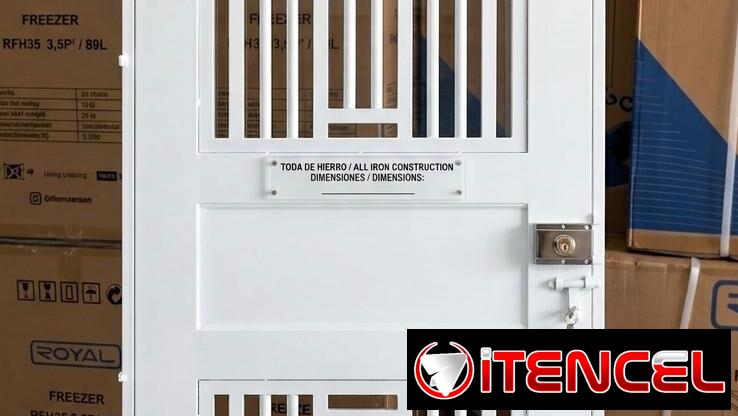 Puerta para exteriores de hierro