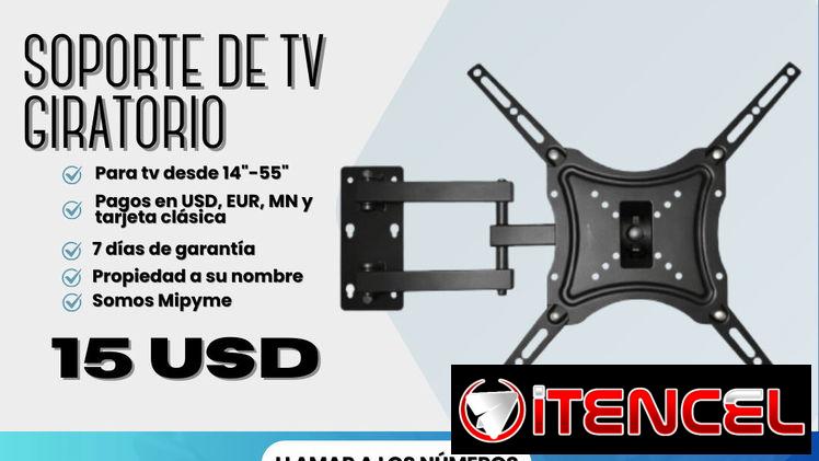 📺🔧 SOPORTE DE TV 14″-55″ 🔧📺  💲 PRECIO: 15 USD