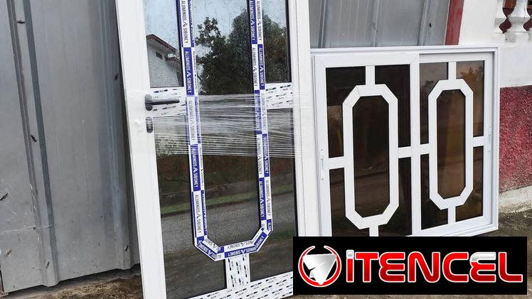 Puertas y ventanas de aluminio. Bajos de meseta, Paños fijos, Closet de espejos