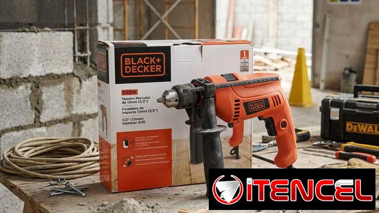Taladro Percutor Black-Decker,nuevo en caja 550 W