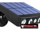 Lámpara de exterior con panel solar