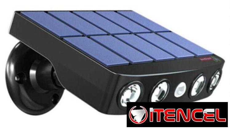 Lámpara de exterior con panel solar