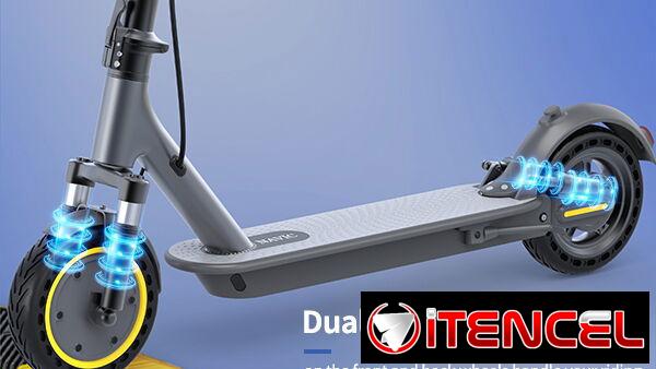 Carriola eléctrica para adultos / scooter ‘NAVIC’ MOD. T3 DOBLE SUSPENSIÓN 350W (Litio 36V/7.8Ah) RIN 8.5′ 30Km/Hr ~30Km