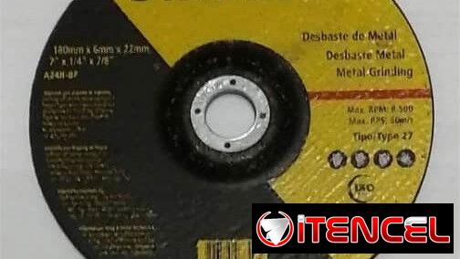 DISCO DE DESBASTE METAL , 7″ STANLEY