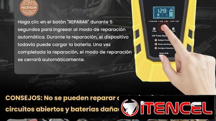 Cargador de batería para carro y moto de 12v/6a.Nuevo en su caja
