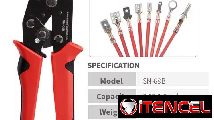 Pinza encriptadora para trabajos de electricidad para su carro evite un corto o falso contacto calidad. Ver fotos