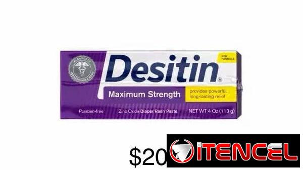Desitin morado crema para erupciones 4oz..