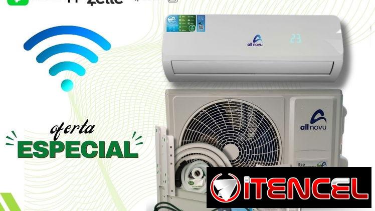Aire acondicionado de 1 tonelada 220V con soporte y protector de voltaje incluido, aires portátiles y enfriadores, split