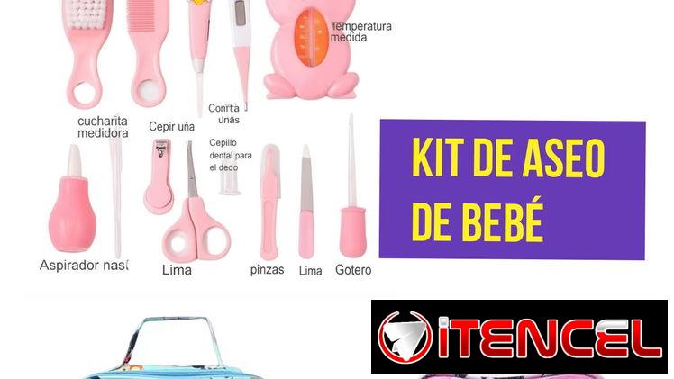 Kit de aseo para bebe con 13 piezas