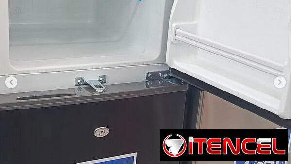 Refrigerador Royal 7.2 pies con cerradura en la puerta Color Negro Precio $355 USD con transporte Incluido