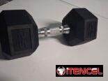 Mancuerna Hexagonal de Acero Engomada