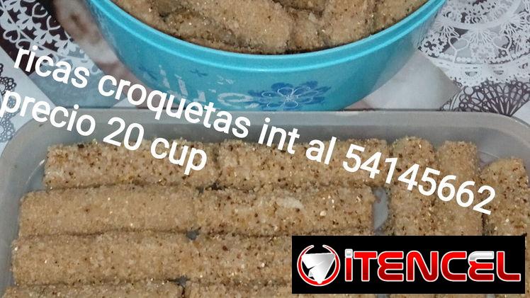 Se venden las mejores croquetas caseras de la Habana con sabor a pollo