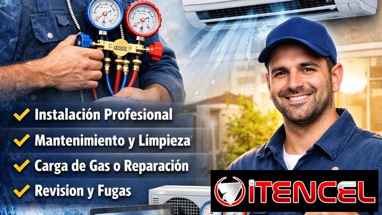 ❄️⚡ Instalación y mantenimiento de Split y equipos eléctricos – A domicilio   ✅ Instalación profesional de aires acondic