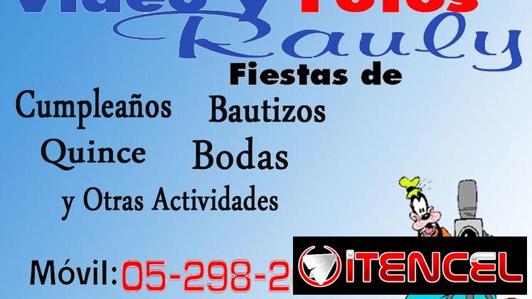 Video HD y Fotos para FIESTAS y otras Actividades TODO DIGITAL