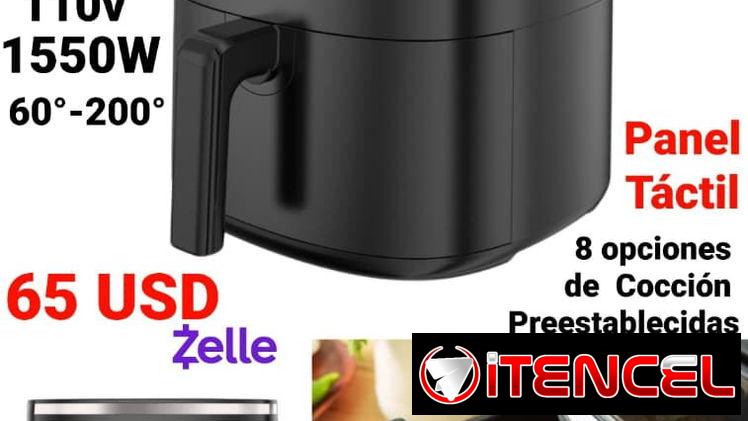 FREIDORA DE AIRE 5.7L | Panel Táctil | 8 Programas – $65 USD Zelle 🚚 #FreidoraAire #AirFryer #Freidora #CocinaAire