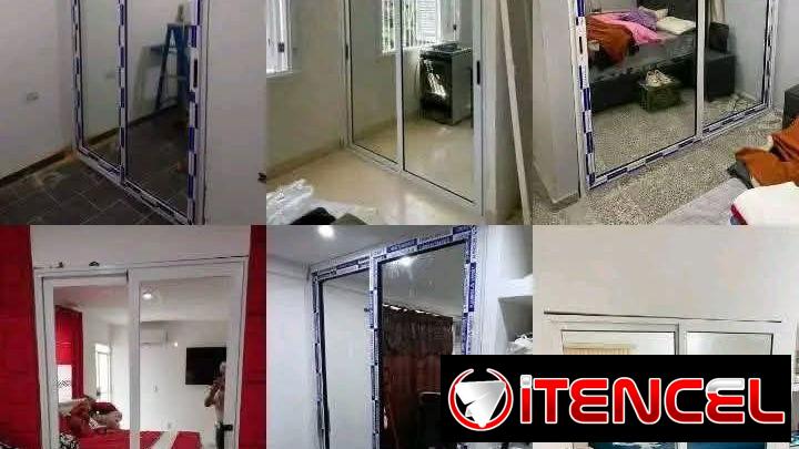 Realizamos todo tipo de diseños modernos en carpintería de aluminio 🪟 y cristal 🔮 *