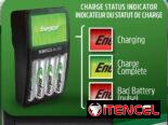 🔋 Cargador Energizer AA/AAA con 4 Pilas Recargables Incluidas Pantalla LED Envío* + Garantía**