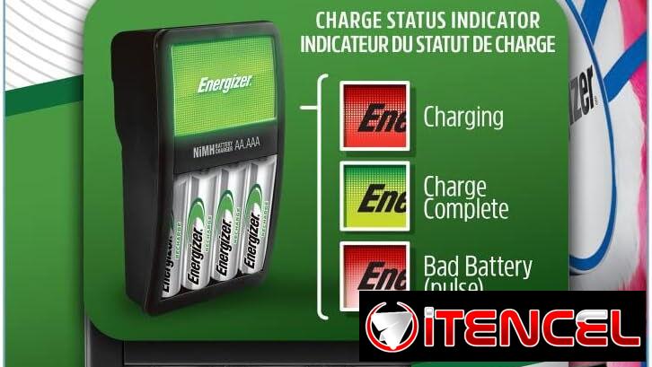 🔋 Cargador Energizer AA/AAA con 4 Pilas Recargables Incluidas Pantalla LED Envío* + Garantía**