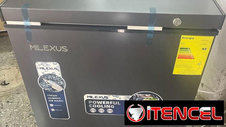 Neveras Frezzes de 4.2 y 6 Pies Cúbicos Grises de Acero en marca Milexus New Caja!