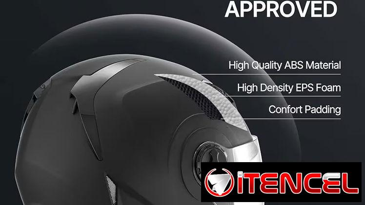 NUEVO Casco semi intengral Vevor para moto