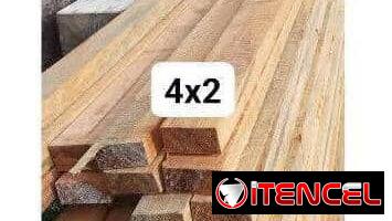 Palos de 5×2 y 4×2 de 4m