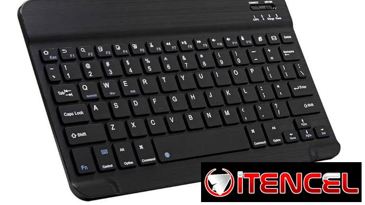Mini Keyboard Bluetooth Portátil Ultra Delgado | Teclado Inalámbrico para PC, Tablet y Celular