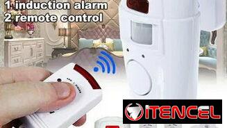 SENSOR DE MOVIMIENTO CON ALTAVOZ, ALARMA CONTRA INTRUSOS