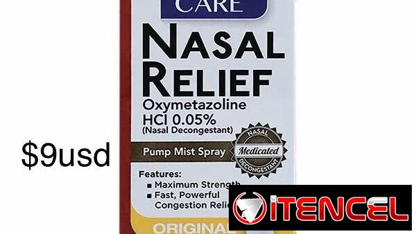 Spray Nasal rojo o gotas nasales