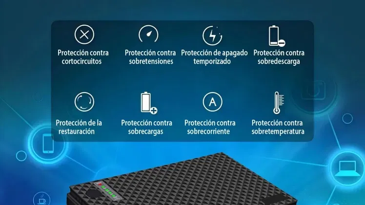 Mini Ups Fuente De Alimentación Ininterrumpida De 5v9v12v18w