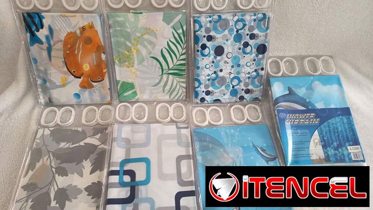 Cortina de Baño Variados Diseños (cv)