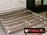 Camas de hierro con sus mesitas y trasporte incluido