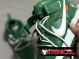 Nike x Off-White Air Force 1 Mid ‘Pine Green’ como nuevas(2 puestas) #43.     DETALLES EN LAS FOTOS