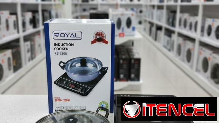 Cocina de Inducción Royal 1200w de 1 hornilla con cazuela *PRECIO 35 USD*