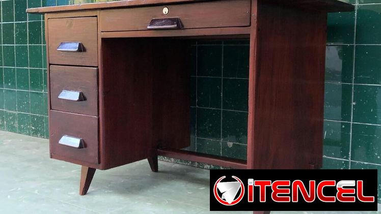 ⚜️ Buró antiguo restaurado • Entrega incluida 🚛