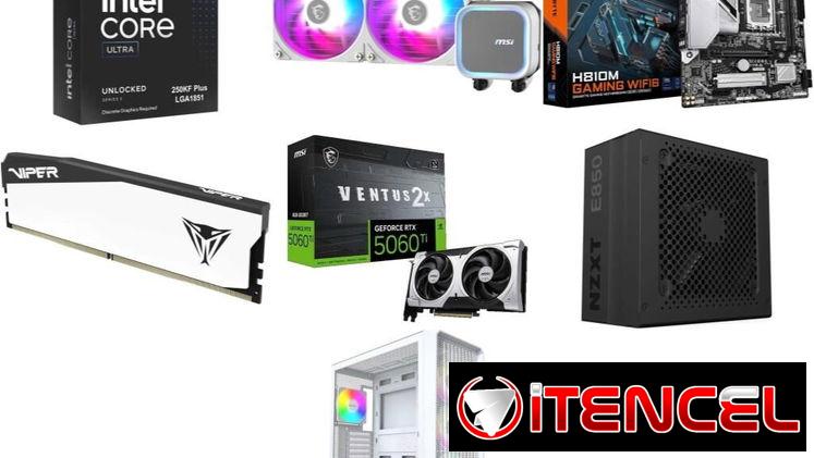 PC Core Ultra Plus A ESTRENAR 🤩 RTX 5060 Ti +5 250KF Plus +H810M Gaming WIFI6 +16GB +Disipador +850W 🆕 0km