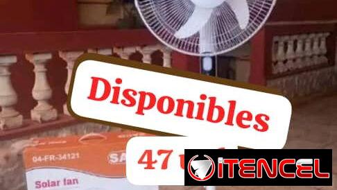 Ventilador recargable de pedestal Saco