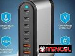 – Vendo cargador de puertos múltiples  1 USB TIPO C de 65W 4 USB tipo C de 40 W y 3 USB tipo A de 2.4A