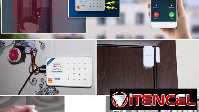 SISTEMA COMPLETO DE ALARMA CON 3 SENSORES DE MOV Y 3 DE PUERTA BOCINA Y TODO DE BATERIA AL MEJOR PRECIO!!!