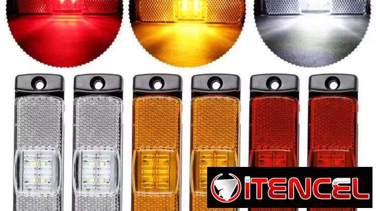 Lamparas LED de posición para camiones, guaguas, triciclos u otro vehículo automotor