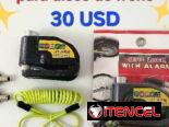 Candados con Alarma convencionales y de Disco para Motos, Bicimotos y Triciclos Sonido alto y estridente