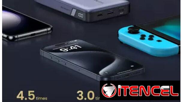Batería portátil UGREEN – Powerbank 20000mAh-Recarga rápida