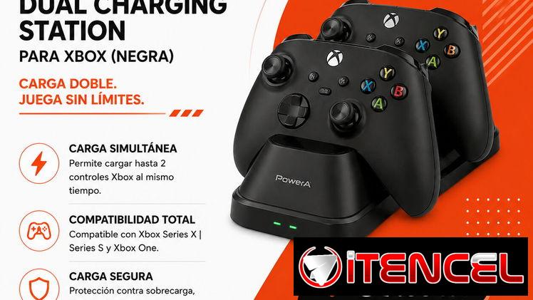 PowerA Dual Charging Station para Xbox Negra | Base de Carga Doble en La Habana