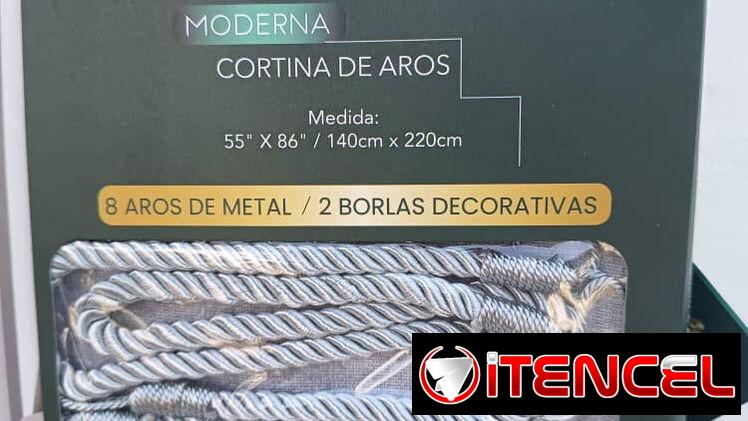 Cortina blackout moderna (2 paneles) 🪟  Controla la luz y mejora el confort de tu hogar con estilo. 📞56249037