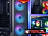 chasis de cristal templado y fanes RGB