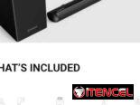 Barra de sonido 2.1. ELEMENT. Barra de Sonido: ⭐ 30W x 2 Largo 80cm Ancho 6cm Alto 6cm. -Subwoofer ⭐60W Largo 37cm.
