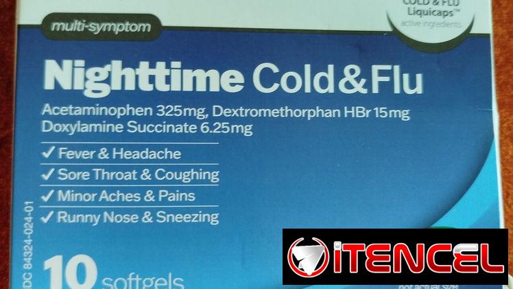 NightTime Cold &Flu similar al Vicks Night Cold&Flu
