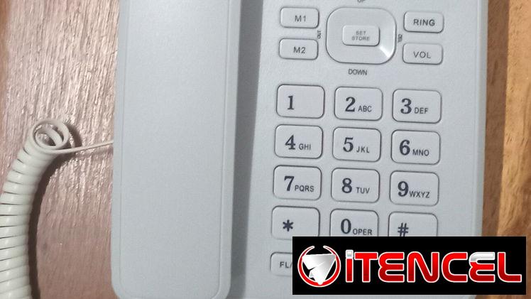 Teléfono fijo (Nuevo). Panaphone KX-T6001