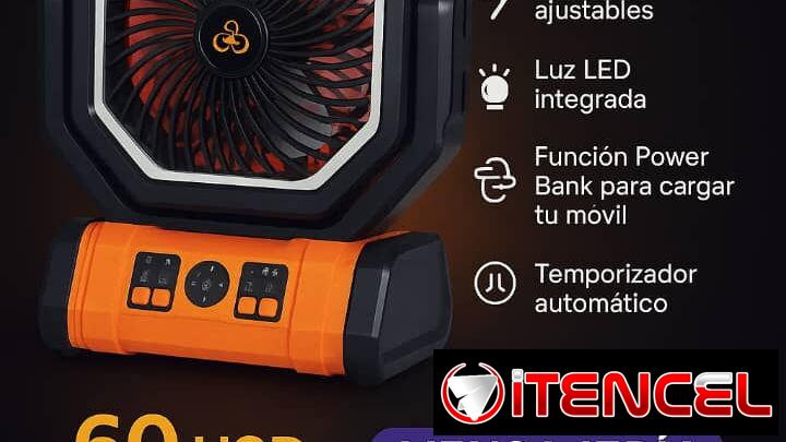 Ventilador Recargable F6 (Td)