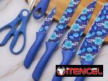 Regalo/Juego d cuchillos calidad profesional de acero piezas q incluye tijeras,pelapapas varios colores excelente regalo