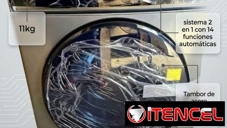 Lavadora con secado al vapor 11kg